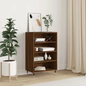 Aparador alto madera de ingeniería marrón roble 57x35x90 cm de vidaXL, Aparadores - Ref: Foro24-827227, Precio: 69,71 €, Desc...
