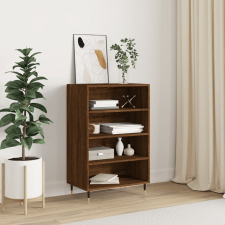 Tall brown oak veneer sideboard 57x35x90 cm by vidaXL, Sideboards - Ref: Foro24-827227, Price: 70,79 €, Discount: %