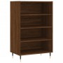 Tall brown oak veneer sideboard 57x35x90 cm by vidaXL, Sideboards - Ref: Foro24-827227, Price: 70,79 €, Discount: %
