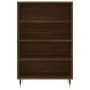 Tall brown oak veneer sideboard 57x35x90 cm by vidaXL, Sideboards - Ref: Foro24-827227, Price: 69,71 €, Discount: %