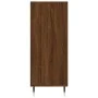 Tall brown oak veneer sideboard 57x35x90 cm by vidaXL, Sideboards - Ref: Foro24-827227, Price: 69,71 €, Discount: %