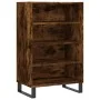 High sideboard engineered wood smoked oak 57x35x90 cm by vidaXL, Sideboards - Ref: Foro24-827241, Price: 75,12 €, Discount: %