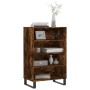 Hohes Sideboard aus Holzwerkstoff, geräucherte Eiche, 57 x 35 x 90 cm von vidaXL, Sideboards - Ref: Foro24-827241, Preis: 76,...