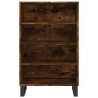 Hohes Sideboard aus Holzwerkstoff, geräucherte Eiche, 57 x 35 x 90 cm von vidaXL, Sideboards - Ref: Foro24-827241, Preis: 76,...