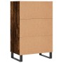 Hohes Sideboard aus Holzwerkstoff, geräucherte Eiche, 57 x 35 x 90 cm von vidaXL, Sideboards - Ref: Foro24-827241, Preis: 76,...