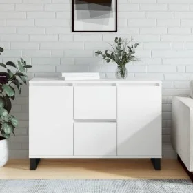 Weißes Sideboard aus Holzwerkstoff, 104 x 35 x 70 cm von vidaXL, Sideboards - Ref: Foro24-827212, Preis: 104,04 €, Rabatt: %