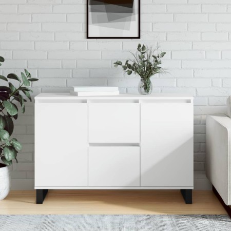 Weißes Sideboard aus Holzwerkstoff, 104 x 35 x 70 cm von vidaXL, Sideboards - Ref: Foro24-827212, Preis: 105,66 €, Rabatt: %