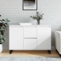 Weißes Sideboard aus Holzwerkstoff, 104 x 35 x 70 cm von vidaXL, Sideboards - Ref: Foro24-827212, Preis: 105,66 €, Rabatt: %