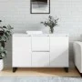 White engineered wood sideboard 104x35x70 cm by vidaXL, Sideboards - Ref: Foro24-827212, Price: 104,04 €, Discount: %