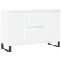 White engineered wood sideboard 104x35x70 cm by vidaXL, Sideboards - Ref: Foro24-827212, Price: 104,04 €, Discount: %