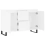 White engineered wood sideboard 104x35x70 cm by vidaXL, Sideboards - Ref: Foro24-827212, Price: 104,04 €, Discount: %
