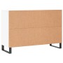 White engineered wood sideboard 104x35x70 cm by vidaXL, Sideboards - Ref: Foro24-827212, Price: 105,66 €, Discount: %