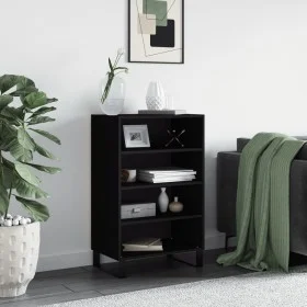 High black engineered wood sideboard 57x35x90 cm by vidaXL, Sideboards - Ref: Foro24-827237, Price: 62,69 €, Discount: %