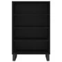 High black engineered wood sideboard 57x35x90 cm by vidaXL, Sideboards - Ref: Foro24-827237, Price: 62,69 €, Discount: %