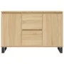 Aparador de madera de ingeniería roble Sonoma 104x35x70 cm de vidaXL, Aparadores - Ref: Foro24-827215, Precio: 97,83 €, Descu...
