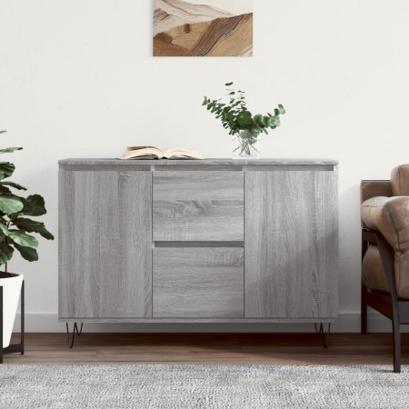 Sonoma gray engineered wood sideboard 104x35x70 cm by vidaXL, Sideboards - Ref: Foro24-827210, Price: 94,04 €, Discount: %