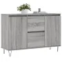 Sonoma gray engineered wood sideboard 104x35x70 cm by vidaXL, Sideboards - Ref: Foro24-827210, Price: 92,90 €, Discount: %