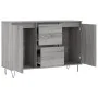 Aparador de madera de ingeniería gris Sonoma 104x35x70 cm de vidaXL, Aparadores - Ref: Foro24-827210, Precio: 94,25 €, Descue...