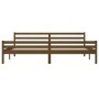 Honigbraunes Massivholzbettgestell 200x200 cm von vidaXL, Betten und Lattenroste - Ref: Foro24-814842, Preis: 102,54 €, Rabat...
