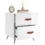 Nightstand 2 pcs glossy white engineered wood 40x35x47.5cm by vidaXL, Nightstands - Ref: Foro24-827249, Price: 61,52 €, Disco...