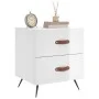 Nightstand 2 pcs glossy white engineered wood 40x35x47.5cm by vidaXL, Nightstands - Ref: Foro24-827249, Price: 61,52 €, Disco...