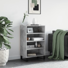 Aparador alto madera de ingeniería gris hormigón 57x35x90 cm de vidaXL, Aparadores - Ref: Foro24-827240, Precio: 61,55 €, Des...