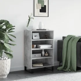 Concrete gray engineered wood tall sideboard 57x35x90 cm by vidaXL, Sideboards - Ref: Foro24-827240, Price: 60,80 €, Discount: %