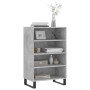 Hohes Sideboard aus betongrauem Holzwerkstoff, 57 x 35 x 90 cm von vidaXL, Sideboards - Ref: Foro24-827240, Preis: 61,55 €, R...