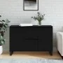 Schwarzes Sideboard aus Holzwerkstoff, 104 x 35 x 70 cm von vidaXL, Sideboards - Ref: Foro24-827213, Preis: 123,31 €, Rabatt: %