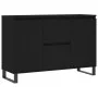 Aparador de madera de ingeniería negro 104x35x70 cm de vidaXL, Aparadores - Ref: Foro24-827213, Precio: 121,07 €, Descuento: %
