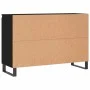 Aparador de madera de ingeniería negro 104x35x70 cm de vidaXL, Aparadores - Ref: Foro24-827213, Precio: 121,07 €, Descuento: %