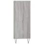 Hohes Sonoma-Sideboard aus grauem Holzwerkstoff, 57 x 35 x 90 cm von vidaXL, Sideboards - Ref: Foro24-827234, Preis: 55,53 €,...