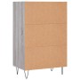 Tall Sonoma gray engineered wood sideboard 57x35x90 cm by vidaXL, Sideboards - Ref: Foro24-827234, Price: 55,53 €, Discount: %