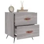Nightstands 2 pcs Sonoma gray engineered wood 40x35x47.5 cm by vidaXL, Nightstands - Ref: Foro24-827257, Price: 81,23 €, Disc...