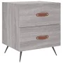 Mesitas noche 2 uds madera ingeniería gris Sonoma 40x35x47,5 cm de vidaXL, Mesitas de noche - Ref: Foro24-827257, Precio: 81,...