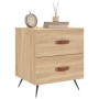 Nachttisch, 2 Stück, Holzwerkstoff, Sonoma-Eiche, 40 x 35 x 47,5 cm von vidaXL, Nachttische - Ref: Foro24-827251, Preis: 79,8...