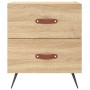 Nachttisch, 2 Stück, Holzwerkstoff, Sonoma-Eiche, 40 x 35 x 47,5 cm von vidaXL, Nachttische - Ref: Foro24-827251, Preis: 79,8...