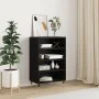 High black engineered wood sideboard 57x35x90 cm by vidaXL, Sideboards - Ref: Foro24-827221, Price: 56,51 €, Discount: %