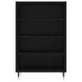 High black engineered wood sideboard 57x35x90 cm by vidaXL, Sideboards - Ref: Foro24-827221, Price: 56,51 €, Discount: %