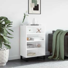 Aparador alto madera de ingeniería blanco 57x35x90 cm de vidaXL, Aparadores - Ref: Foro24-827236, Precio: 63,45 €, Descuento: %