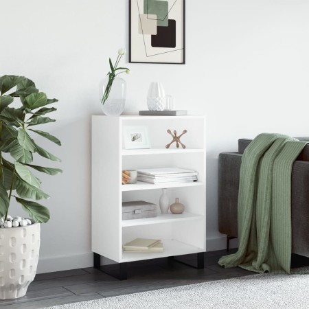 Aparador alto madera de ingeniería blanco 57x35x90 cm de vidaXL, Aparadores - Ref: Foro24-827236, Precio: 63,45 €, Descuento: %