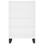 Aparador alto madera de ingeniería blanco 57x35x90 cm de vidaXL, Aparadores - Ref: Foro24-827236, Precio: 63,45 €, Descuento: %