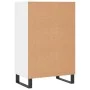 High white engineered wood sideboard 57x35x90 cm by vidaXL, Sideboards - Ref: Foro24-827236, Price: 62,69 €, Discount: %