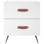 Nightstands 2 pcs engineered wood white 40x35x47.5 cm by vidaXL, Nightstands - Ref: Foro24-827245, Price: 72,39 €, Discount: %