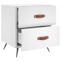 Nachttische 2 Stück, Holzwerkstoff, weiß, 40 x 35 x 47,5 cm von vidaXL, Nachttische - Ref: Foro24-827245, Preis: 73,17 €, Rab...