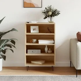 Engineered wood high sideboard in Sonoma oak 57x35x90 cm by vidaXL, Sideboards - Ref: Foro24-827231, Price: 53,68 €, Discount: %