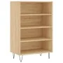 Hohes Sideboard Holzwerkstoff Sonoma Eiche 57x35x90 cm von vidaXL, Sideboards - Ref: Foro24-827231, Preis: 54,32 €, Rabatt: %
