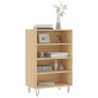 Hohes Sideboard Holzwerkstoff Sonoma Eiche 57x35x90 cm von vidaXL, Sideboards - Ref: Foro24-827231, Preis: 54,32 €, Rabatt: %