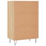 Engineered wood high sideboard in Sonoma oak 57x35x90 cm by vidaXL, Sideboards - Ref: Foro24-827231, Price: 54,27 €, Discount: %