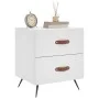 Mesita de noche madera de ingeniería blanco 40x35x47,5 cm de vidaXL, Mesitas de noche - Ref: Foro24-827244, Precio: 46,94 €, ...
